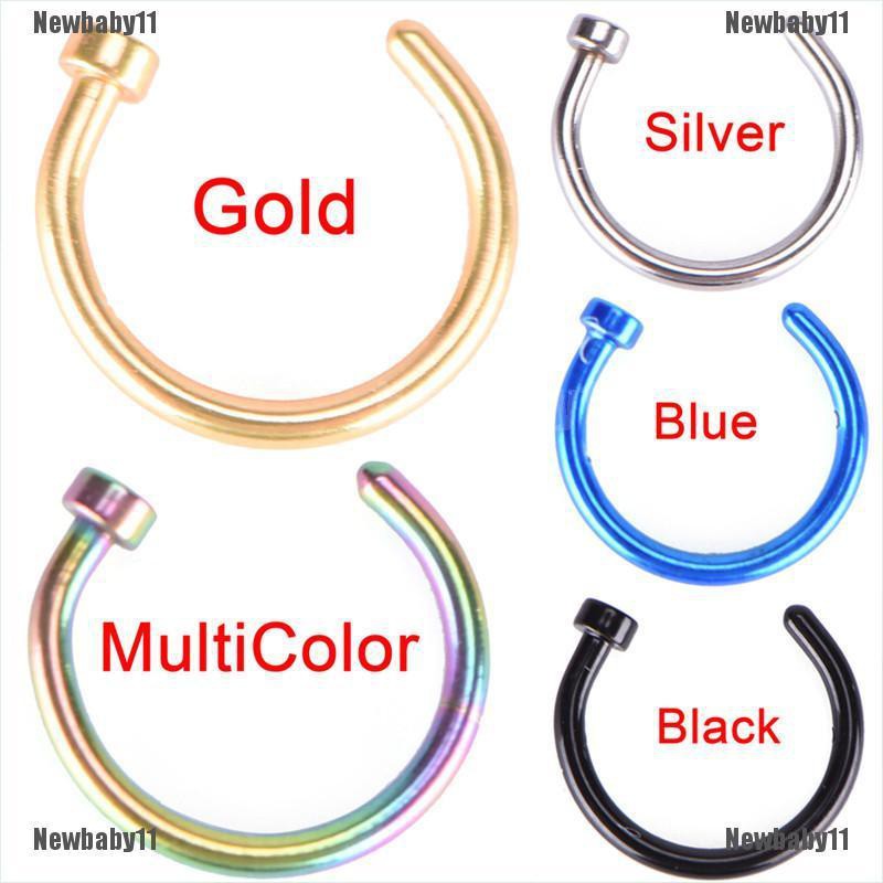 Khuyên Mũi Bằng Thép Phẫu Thuật Thiết Kế Mỏng