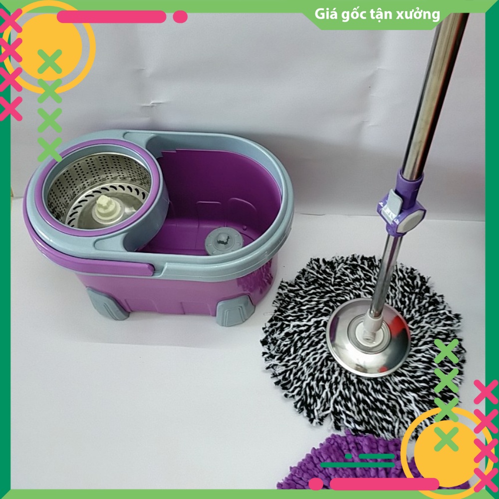 Chổi Lau Nhà, Lau Sàn, Bộ Chổi Thông Minh, Tự Vắt, Cây Chổi Xoay 360 Độ, Tiêu Chuẩn Thái Lan. Mã Hàng RB