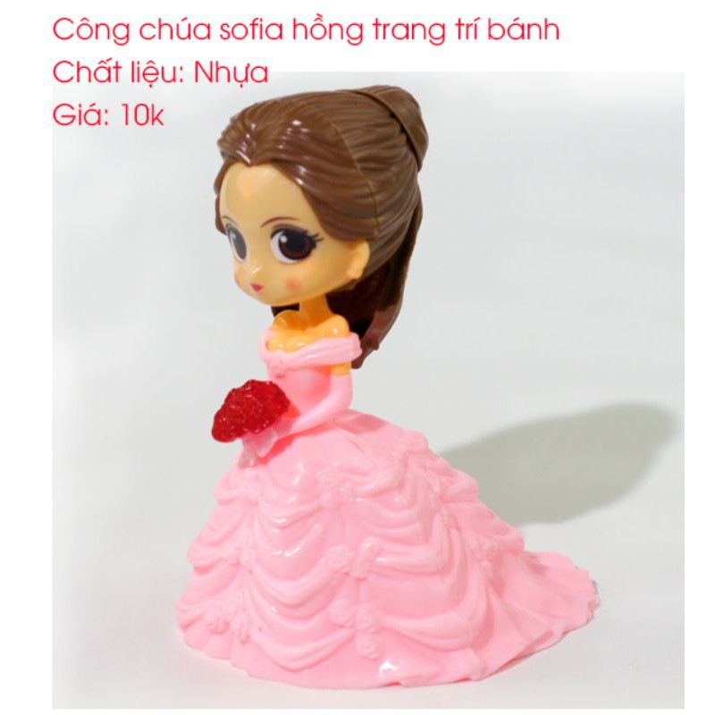 Công chúa Elsa, Sofia trang trí bánh