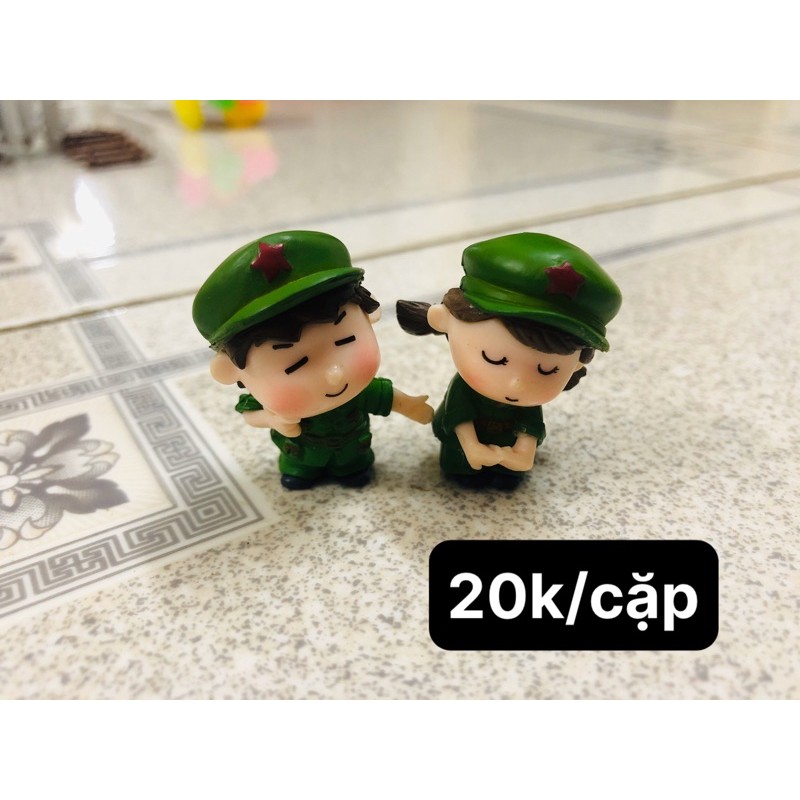 phụ kiện trang trí- cặp đôi lính
