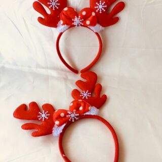 Bờm noel - bờm giáng sinh tuần lộc đỏ