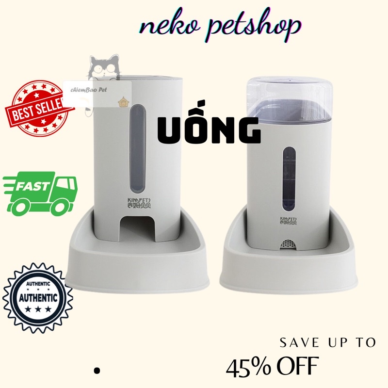 bát uống tự động cho chó mèo dung tích 3,8l
