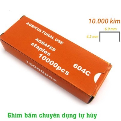 Hộp ghim bấm dây dùng cho kìm buộc cành cây - 604C