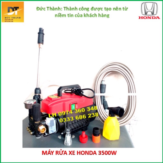 Siêu hot Máy rửa xe HONDA đỏ chỉnh áp đời mới 2021