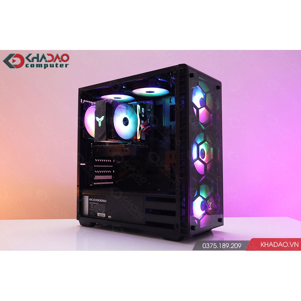 [Mã ELMS05 giảm 5% đơn 300K] Full Bộ PC Gaming Warzone - Core i9 9900/ Z390/ 8GB/ GTX 1060/ 27inch cong