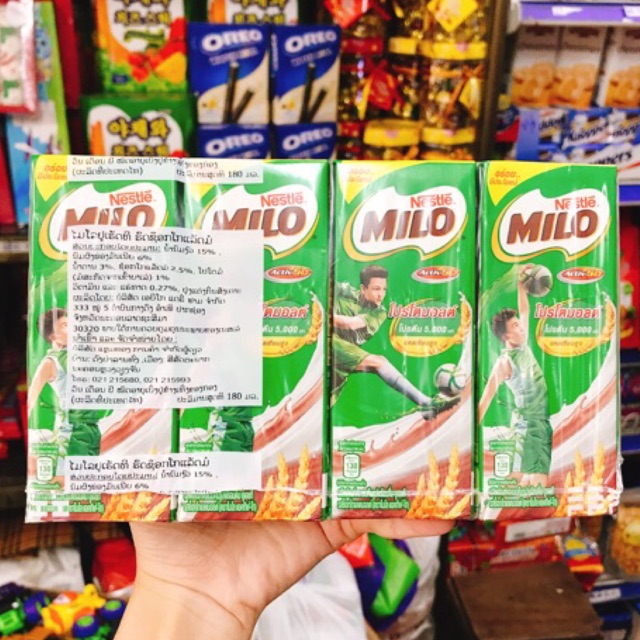 [CHỈ NHẬN GIAO HÀNG HOẢ TỐC NOWSHIP] THÙNG 48 HỘP SỮA MILO THÁI LAN 180ML