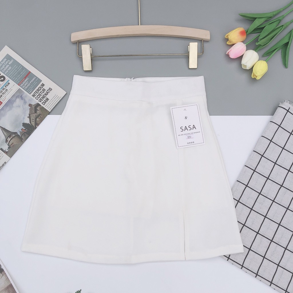 [🎁TẶNG QUÀ TRI ÂN]Chân váy A nữ thời trang công sở xẻ tà ngắn thanh lịch cho nữ | BigBuy360 - bigbuy360.vn