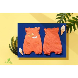 Romper bé gái NH14-15 màu cam set 2 chiếc Lullaby