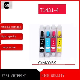 Epson hộp mực 143 t1431 t1431 - t1434 cho máy in epon workforce wp-7011 wp-7018 wp-7511 wp-7521 wf-3011 3521