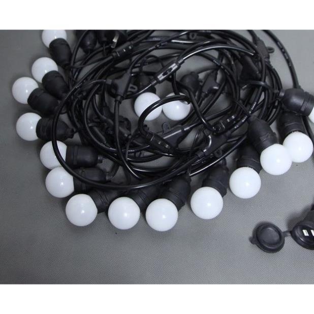 Dây đèn led búp chanh 7 mét 14 bóng 1w trang trí shop, nhà cửa sân vườn