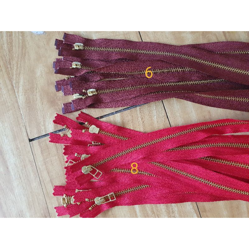 Dây kéo kim loại ykk răng 5  dài 60cm