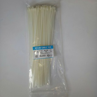 Dây Rút Nhựa [NYLON] Màu Trắng (20cm)