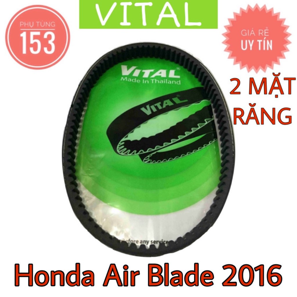 Dây Curoa Air Blade 2016 hiệu Vital (Thái Lan) - Dây curoa xe tay ga - PHỤ TÙNG 153