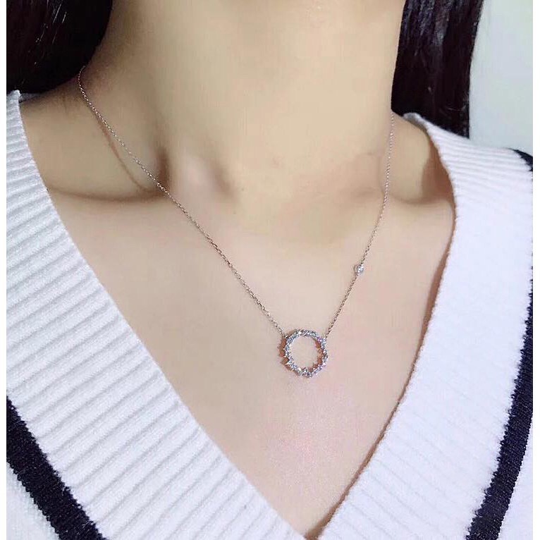 Dây Chuyền Bạc 925, Vòng Cổ Bạc 925 Huyền Thoại Biển Xanh TNC JEWELLERY Sang Trọng Cho Nữ