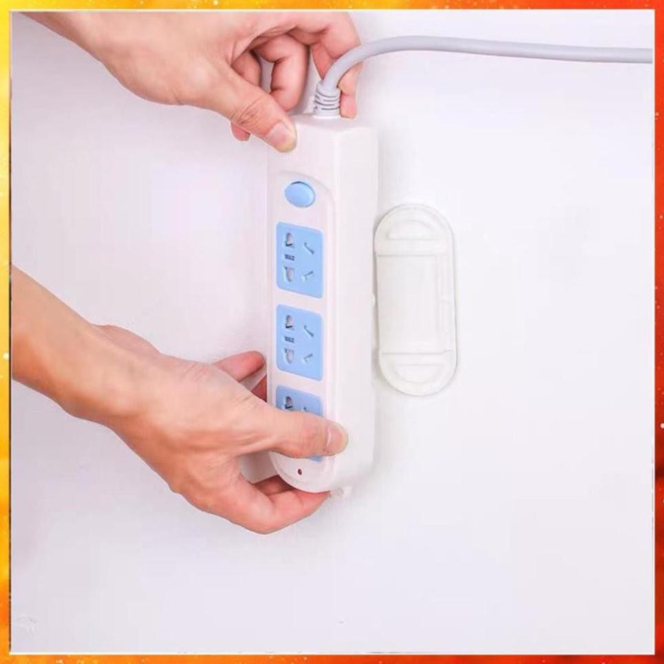 ⚡Tiện Dụng⚡Miếng Dán Cố Định Ổ Cắm Điện, Bộ Phát Wifi Treo Tường Độc Đáo