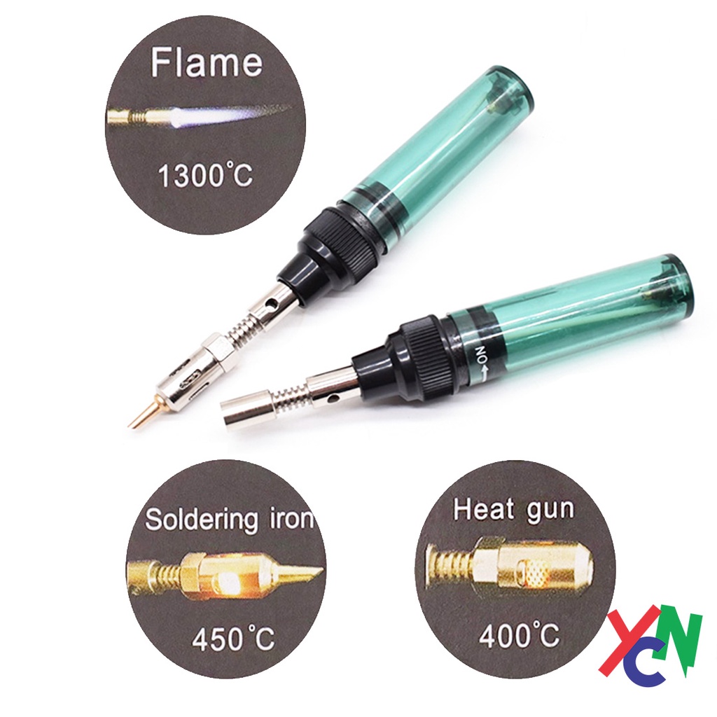 Bút Khò Hàn Gas Mini Tiện Lợi Tặng Kèm 2 Mũi Hàn
