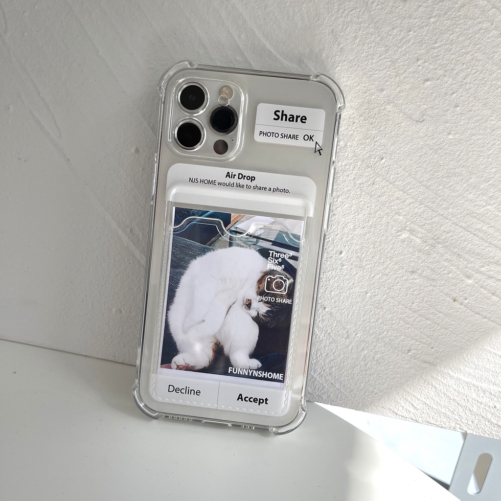 Ốp Điện Thoại Silicon Dẻo Trong Suốt Có Túi Khí Chống Sốc Bảo Vệ Camera Cho Iphone