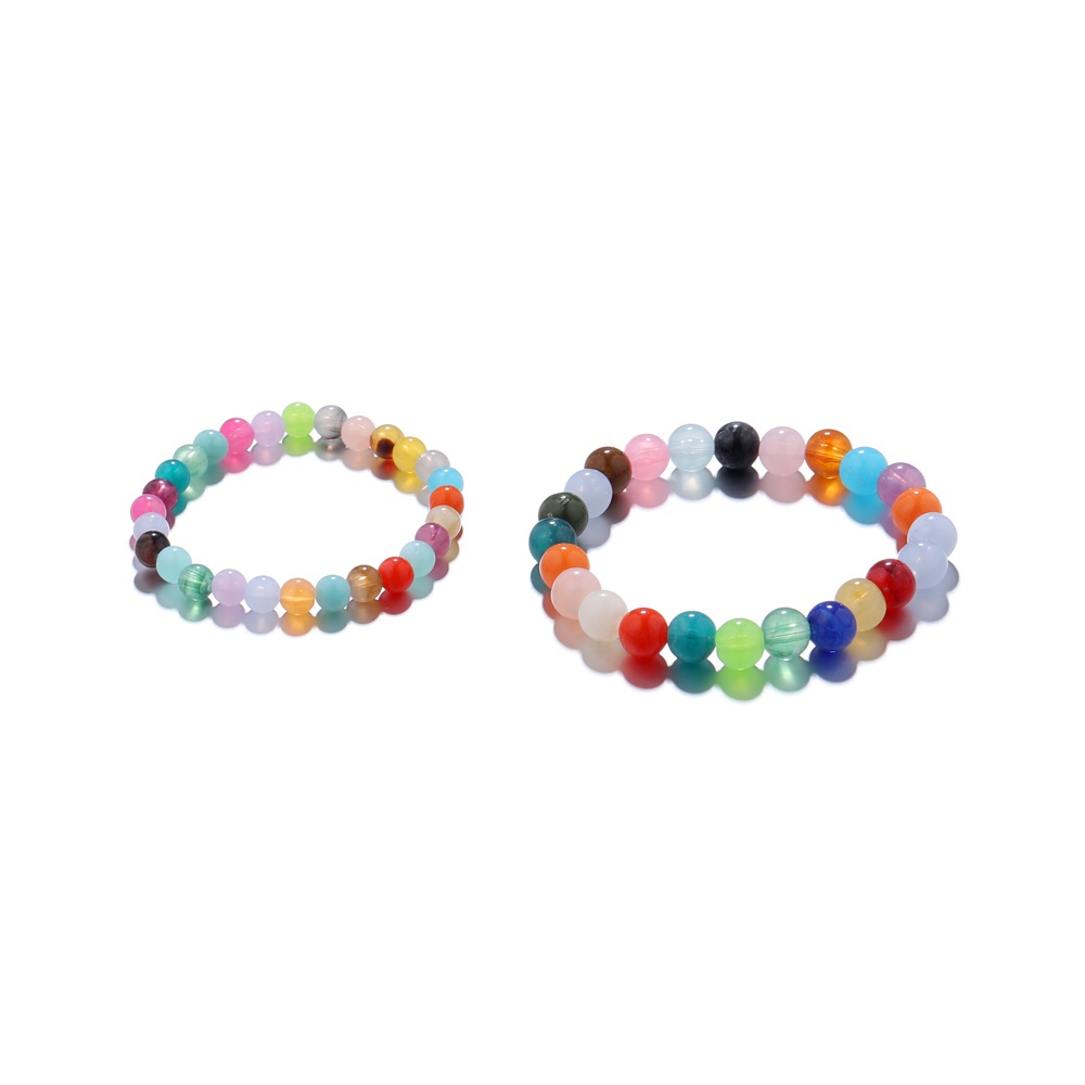 St.kunkka Hạt acrylic Hạt giả đá cho đồ trang sức thủ công 50 cái 6mm