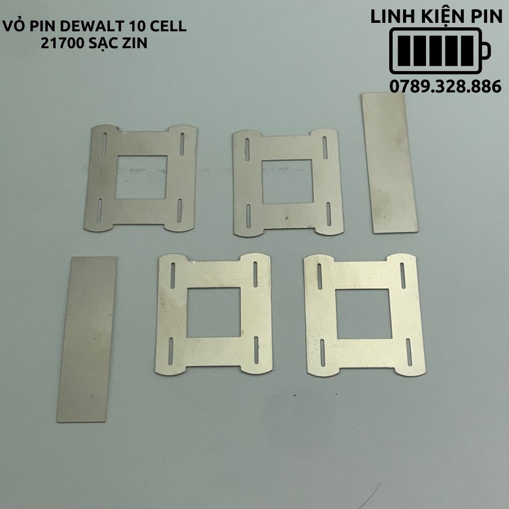 Vỏ pin Dewalt 10 cell 21700 nhận sạc zin