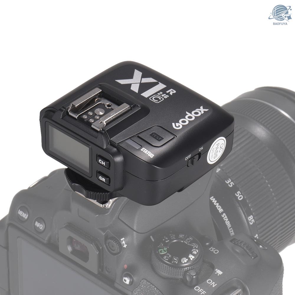 #Thiết Bị Nhận Tín Hiệu Không Dây GODOX X1R-C 32 Kênh TTL 1 / 8000s Cho Máy Ảnh EOS GODOX X1T-C
