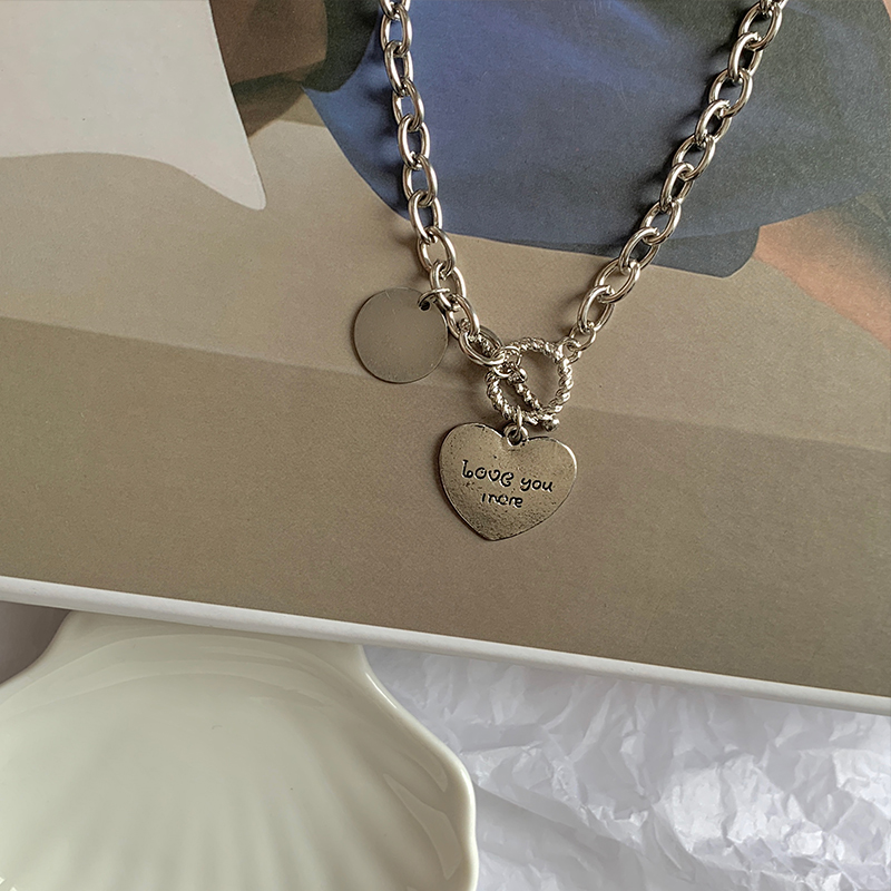 Vòng cổ kim loại kiểu dáng cá tính cho nữ