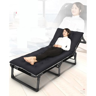 GIƯỜNG XẾP GỌN KHUNG THÉP 68CM - GIƯỜNG XẾP VĂN PHÒNG - Giường gấp văn phòng - Giường xếp thép đen xịn