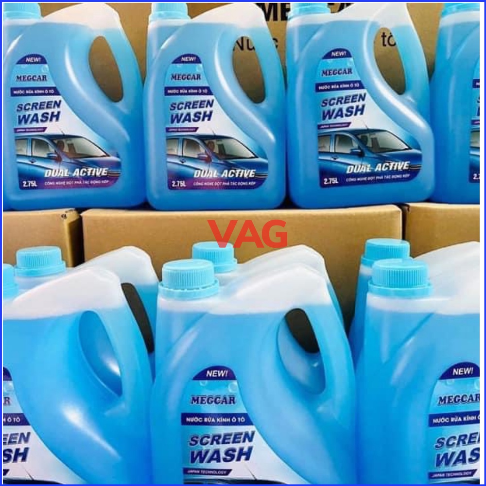 Nước Rửa Kính Ôtô Màu Xanh Ngọc MEGCAR DUAL ACTIVE Công Nghệ Nhật Bản, Thêm mới tính năng chống chuột