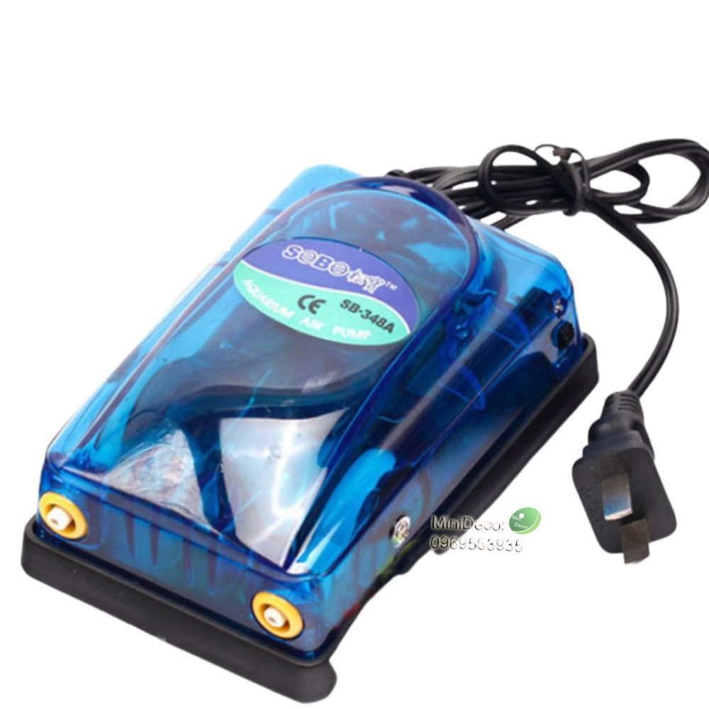 Máy sủi oxy mini 2 vòi SOBO SB-348A