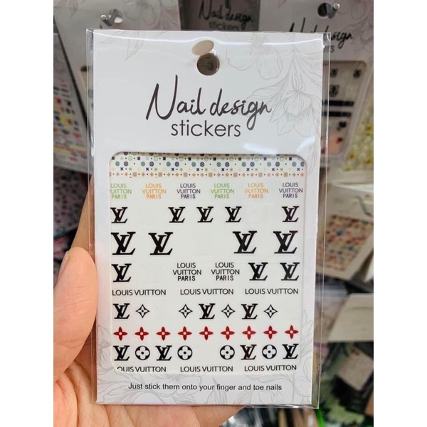 sticker thương hiệu - dán móng cực xinh