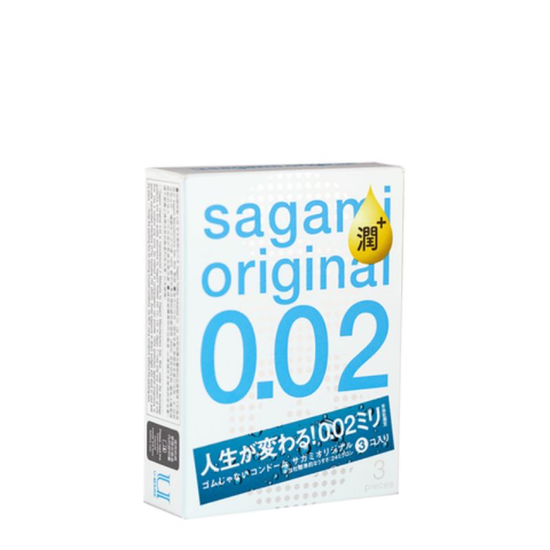 Bao Cao Su SAGAMI ORIGINAL, cao cấp siêu mỏng chỉ 0.02 , chính hãng,  Hộp 3c