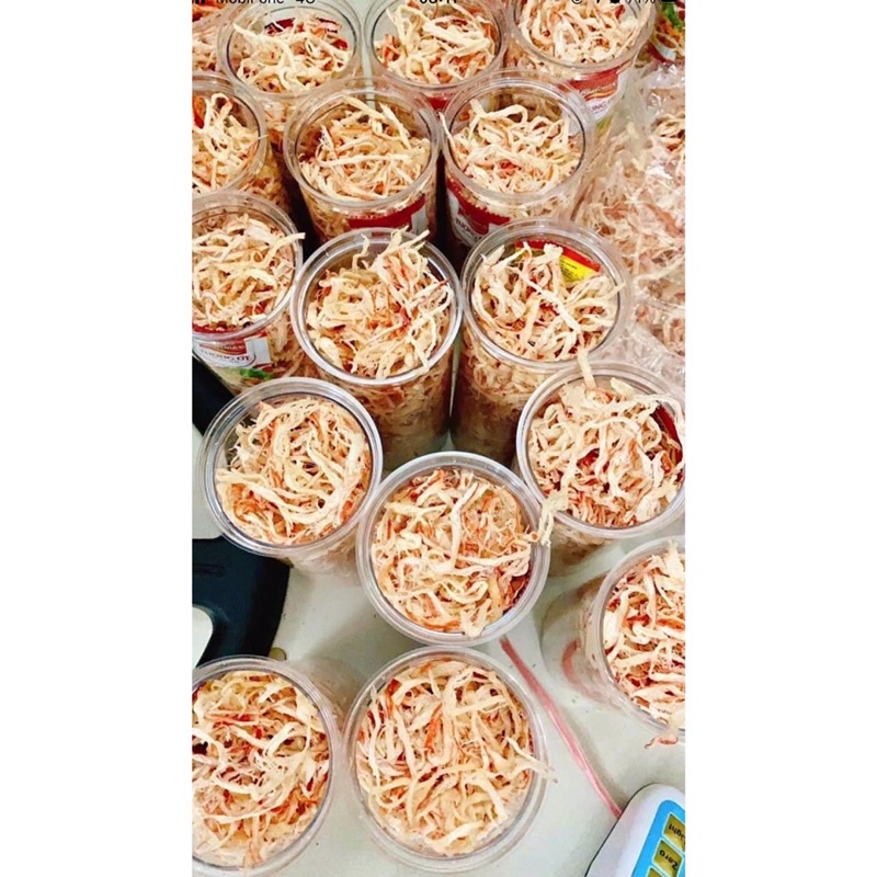 300gr Mực hấp dừa xé sợi, loại 1,hủ pet | BigBuy360 - bigbuy360.vn