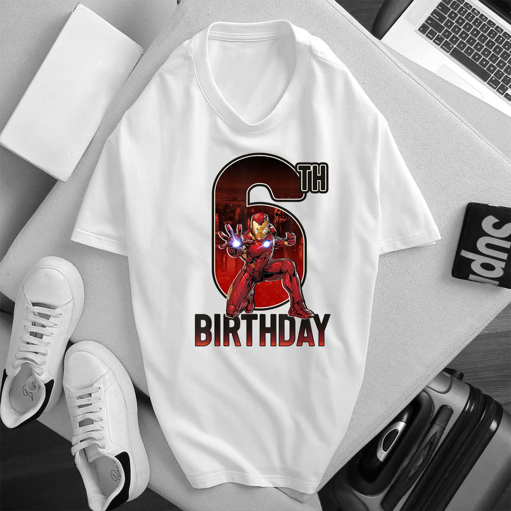 ÁO THUN UNISEX MARVEL IRON MAN IN HÌNH CỰC NGẦU GIÁ RẺ CỰC SHOCK CÓ SIZE TRẺ EM - 14