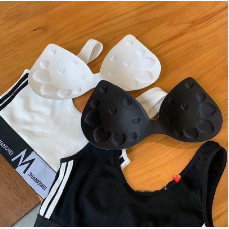 Mẫu Mới-Áo bra tập gym, yoga dáng croptop cá tính (cotton)