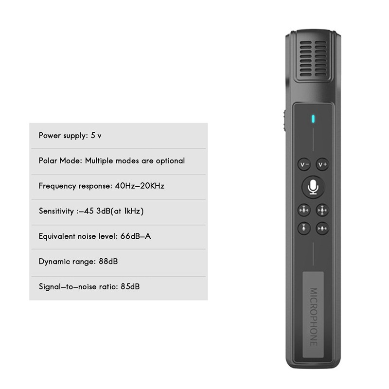 M8 Microphone Polarity Multi-e 40HZ-20KHZ Frequency USB Computer Game Live Conference K Song Condenser Microphone