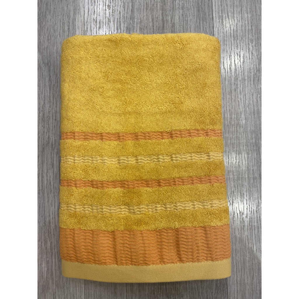 Bộ 3 Khăn sợi tre Bamboo NIN House - Yellow mềm mại sau nhiều lần giặt