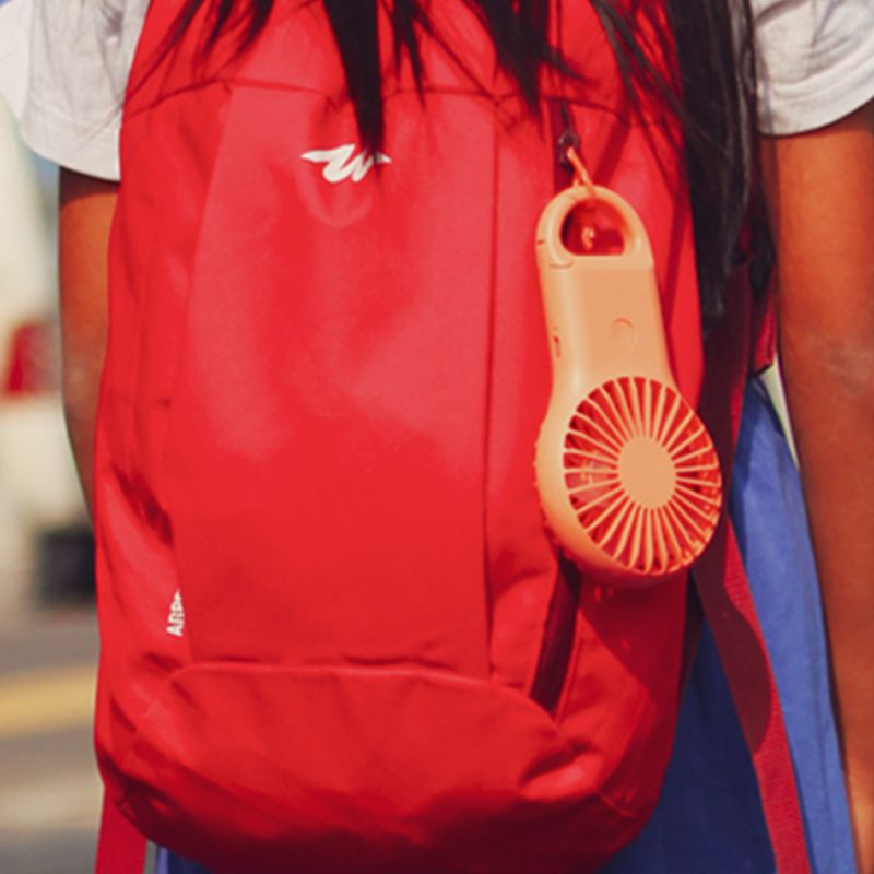 Quạt Mini Cầm Tay Để Bàn 3 Tốc Độ Yên Tĩnh Có Cổng Sạc USB