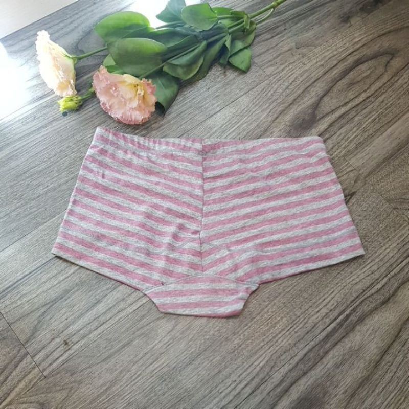 COMBO 4 QUẦN LÓT COTTON VNXK DẠNG ĐÙI MÀU SỌC HỒNG