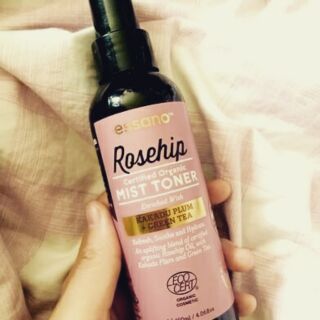 Toner dạng xịt khoáng Essano organic rosehip mist toner