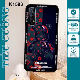 Ốp Realme 7 in hình cute, đáng yêu, gấu bearbrick thời trang rẻ bền đẹp