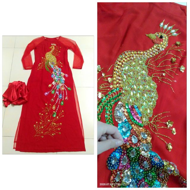 Áo dài cô dâu 3300