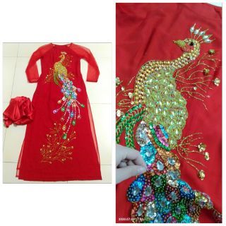 Áo dài cô dâu 3300