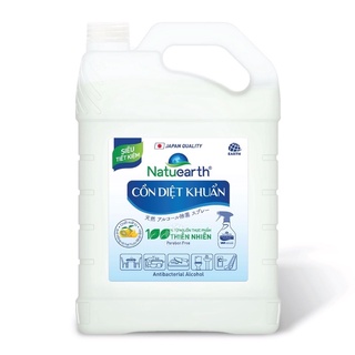 Cồn xịt diệt khuẩn ức chế sars-cov2 natuearth can lớn 3,8kg