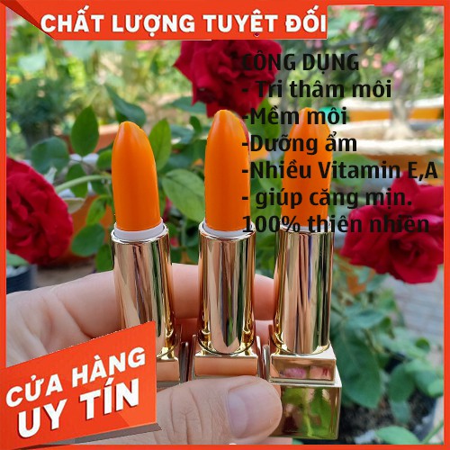 Son Dưỡng Môi Tinh Dầu Gấc và Tinh Dầu Dừa ( Dưỡng ẩm - Tr. thâm - Mềm môi - Căng bóng )