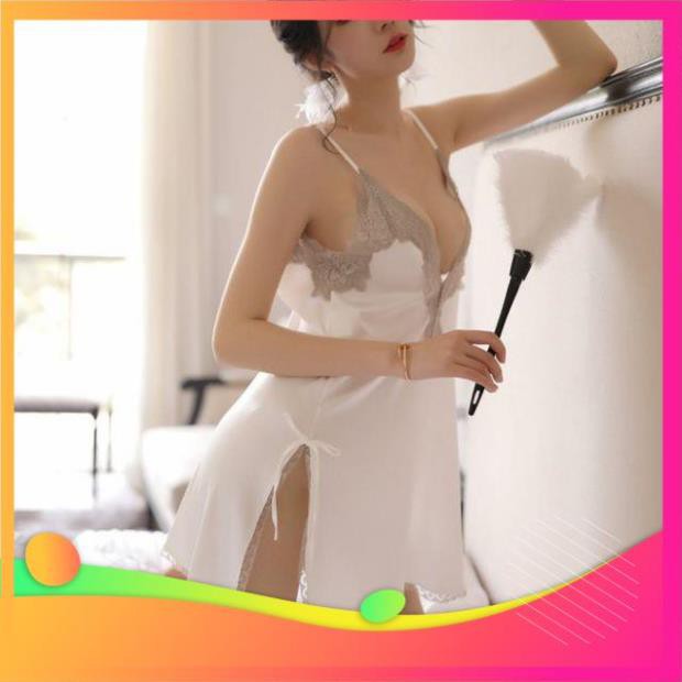 [ COSPLAY SEXY KATA - HÀNG CAO CẤP ]  Váy ngủ sexy gợi cảm xẻ eo MS5126