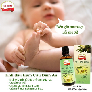 COMBO 5 CHAI TINH DẦU TRÀM CẦU BÌNH AN 100ML