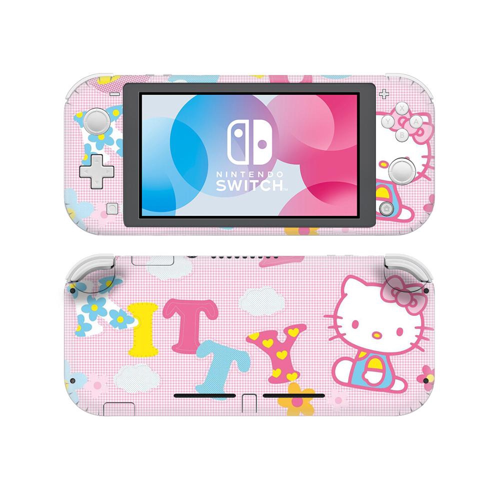 Miếng Dán Hình Hello Kitty Dễ Thương Trang Trí Máy Chơi Game Nintendo Switch Lite