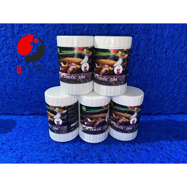 Thuốc tím - KmnO4 100g - Sát Khuẩn - Phòng Nấm Hiệu Quả Cho Cá Koi