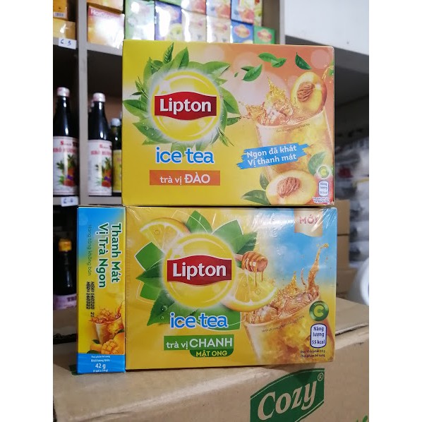 Trà Lipton Ice Tea Đào 224g (16 gói x 14g)