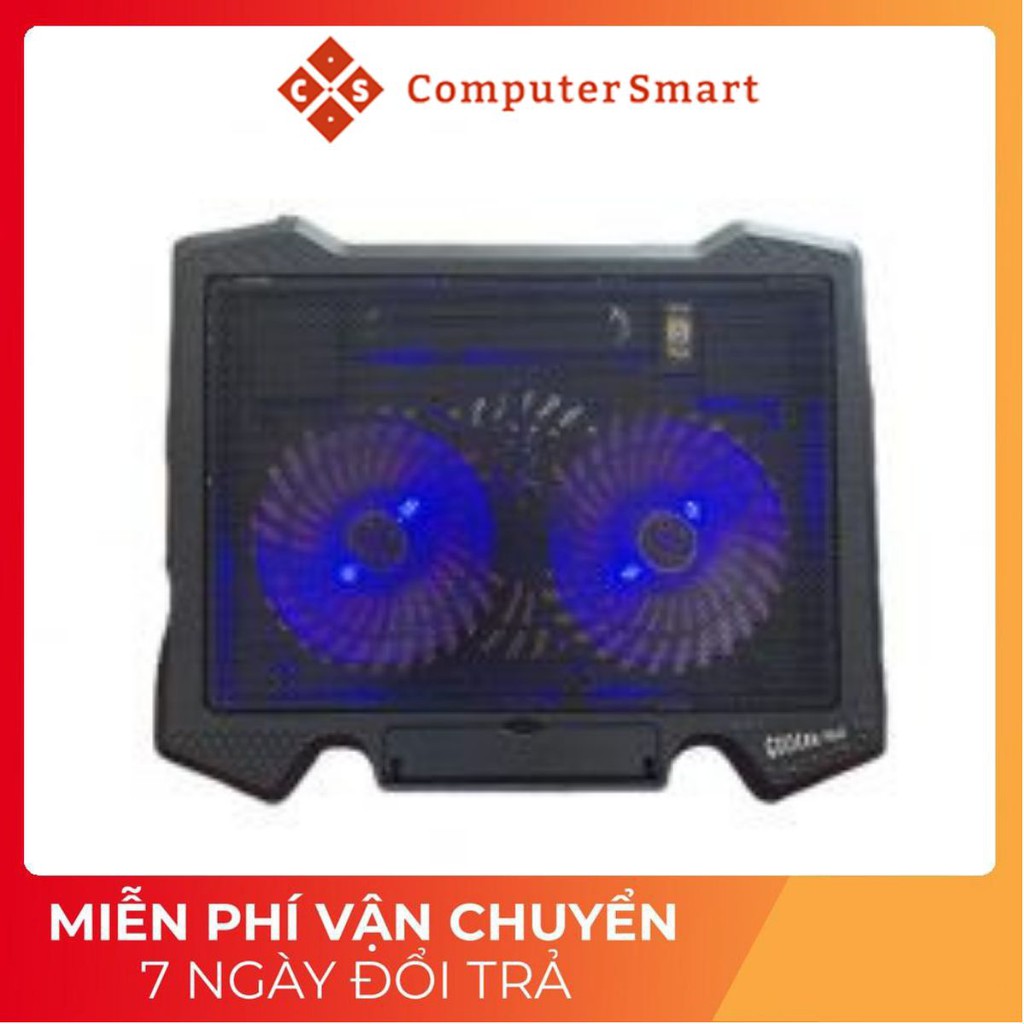 Quạt Tản Nhiệt Laptop Đế Tản Nhiệt S200 2 Quạt, Fan Laptop S200 Làm Mát Cực Nhanh. Bảo Hành 3 Tháng