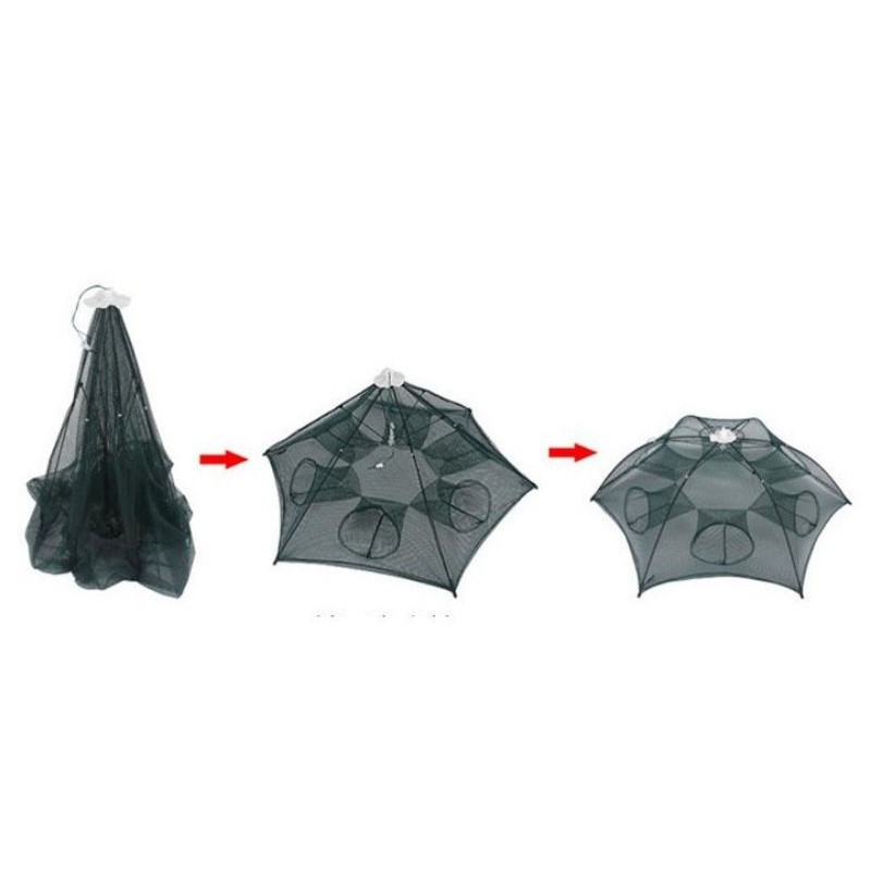 Lưới lồng đánh bắt cá  - 8 cửa